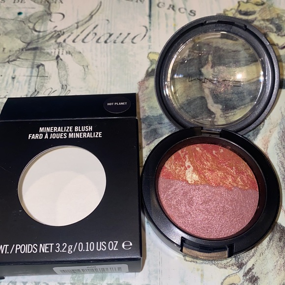 MAC COSMETICS HOT PLANET Mineralize Blush Duo BNIB Rare Limited Edition